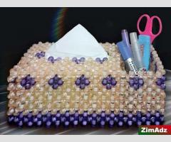 Beaded Tissue dispenser