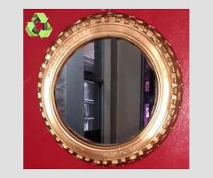 Tyre Frame Mirror - Gold